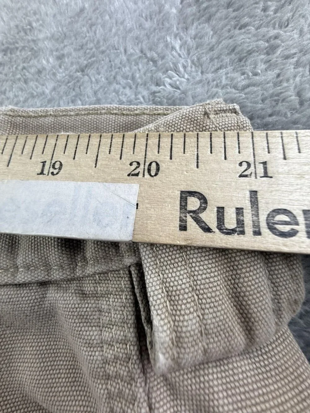 Vintage Carhartt Cargo Shorts Mens 42 Brown Canvas Utility Workwear Relaxed Fit
